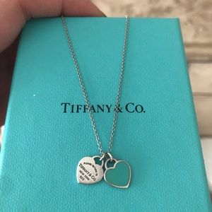 Tiffany & Co. Jewelry - Return To Tiffany Mini Double Heart Tag Pendant Tiffany & Co. Jewelry - Return To Tiffany Mini Double Heart Tag Pendant